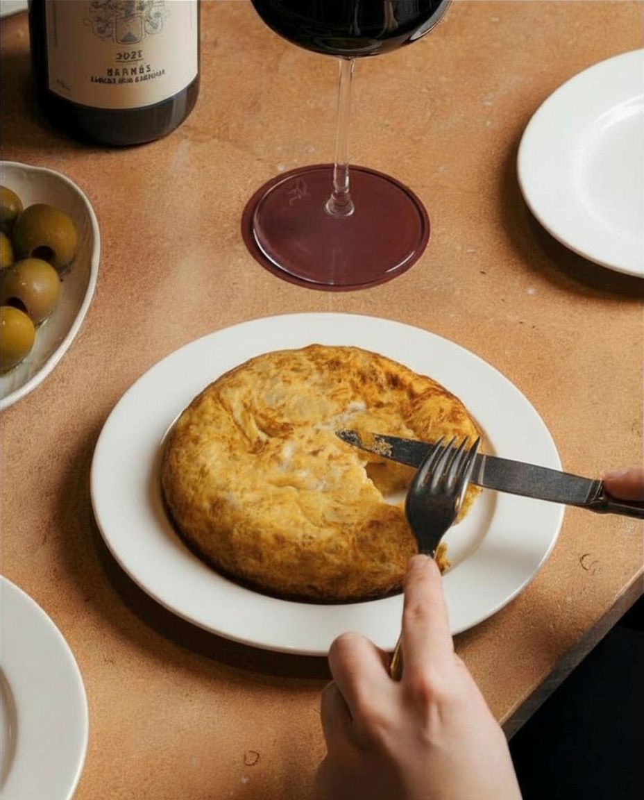 Tortilla de patata del restaurante en Playa de San Juan (Alicante) La Bienservida.
